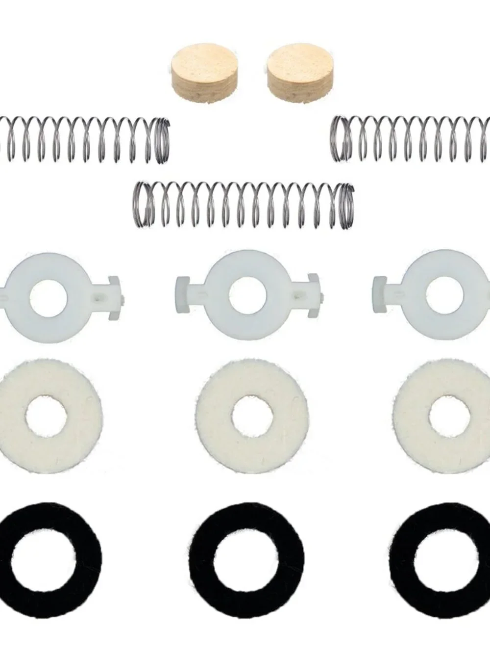 CashBeat 14Pcs Trumpet Valve Repair Kit, Springs Felt Washers Cork Pads | Trumpe